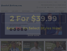Tablet Screenshot of bandedbottom.com